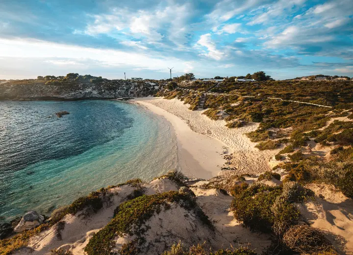 Calm sheltered water at Fay's Bay, Rottnest Island